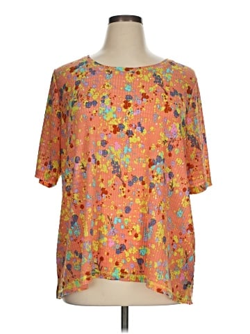Logo Layers Short Sleeve Blouse (view 1)