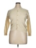TSE Ivory Silk Cardigan Size XL - photo 1