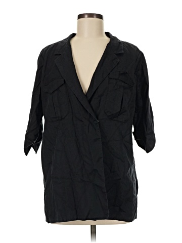 Calvin Klein 3/4 Sleeve Button-Down Shirt (view 1)