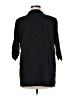 Calvin Klein 100% Lyocell Black 3/4 Sleeve Button-Down Shirt Size M - photo 2