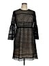 J.Crew 100% Polyester Black Cocktail Dress Size 14 - photo 1
