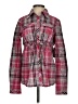 Pepe Jeans Plaid Red Long Sleeve Button-Down Shirt Size S - photo 1