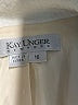 Kay Unger Ivory Blazer Size 10 - photo 6