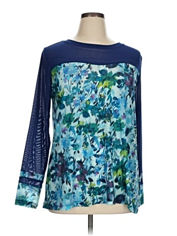 Logo Layers Long Sleeve Blouse (view 1)
