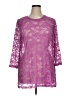 Logo Layers Purple 3/4 Sleeve Top Size XL - photo 1