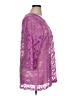 Logo Layers Purple 3/4 Sleeve Top Size XL - photo 4