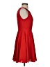 Express 100% Polyester Solid Red Cocktail Dress Size 4 - photo 4