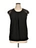 Automet Black Sleeveless Blouse Size XL - photo 1