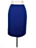 Evan Picone 100% Polyester Solid Blue Formal Skirt Size 18 - photo 1