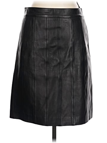 Barneys New York Faux Leather Skirt (view 1)