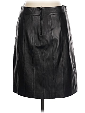 Barneys New York Faux Leather Skirt (view 2)
