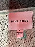 Pink Rose Green Pullover Sweater Size L - photo 7