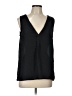 14th & Union 100% Polyester Black Sleeveless Blouse Size 10 - photo 1