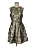 Astr Metallic Gold Cocktail Dress Size S (estimated) - photo 1