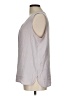Anne Klein 100% Polyester Gray Sleeveless Blouse Size L - photo 5