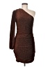 idem ditto Metallic Brown Cocktail Dress Size M - photo 1
