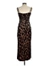 Taylor Animal Print Brown Cocktail Dress Size 2 - photo 2