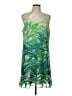 CAbi 100% Polyester Tropical Green Cocktail Dress Size L - photo 1