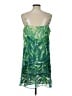 CAbi 100% Polyester Tropical Green Cocktail Dress Size L - photo 2