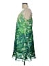 CAbi 100% Polyester Tropical Green Cocktail Dress Size L - photo 5