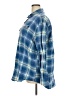 Old Navy 100% Cotton Plaid Blue Long Sleeve Button-Down Shirt Size XXL - photo 5