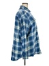 Old Navy 100% Cotton Plaid Blue Long Sleeve Button-Down Shirt Size XXL - photo 4