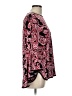 Sam and Jess Burgundy Long Sleeve Blouse Size L - photo 4
