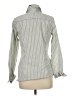 CAbi Stripes Green 3/4 Sleeve Button-Down Shirt Size M - photo 2