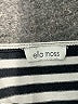 Ella Moss Stripes Black Short Sleeve T-Shirt Size M (estimated) - photo 7