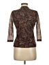 Chaps 100% Polyloom Brown 3/4 Sleeve Blouse Size S (petite) - photo 2