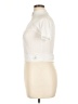 Castell Ivory White Short Sleeve Turtleneck Size XL - photo 5