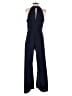 Nina Leonard Solid Blue Jumpsuit Size M - photo 2