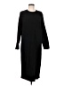 ONETEASPOON Solid Black Casual Dress Size M - photo 1