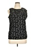 NY Collection 100% Polyester Black Sleeveless Blouse Size XL - photo 1