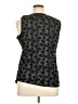 NY Collection 100% Polyester Black Sleeveless Blouse Size XL - photo 2