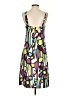 Tabitha 100% Rayon Print Purple Cocktail Dress Size 4 - photo 2