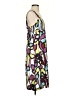 Tabitha 100% Rayon Print Purple Cocktail Dress Size 4 - photo 4