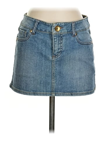 Ecko Red Denim Skirt (view 1)