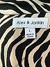 Assorted Brands 100% Rayon Animal Print Black Short Sleeve Blouse Size L - photo 7