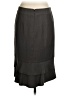 I.N. Studio Solid Gray Formal Skirt Size 4 - photo 2