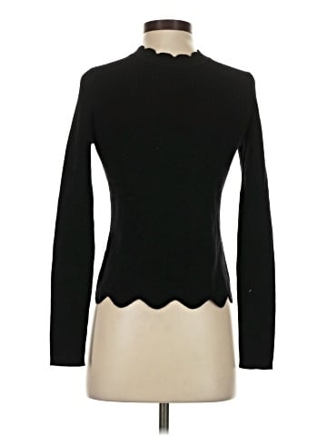 Aqua Cashmere Pullover Sweater (view 2)