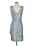 Eliza J Silver Cocktail Dress Size 8 - photo 2