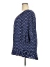 Terra & Sky 100% Rayon Blue 3/4 Sleeve Blouse Size 2X - photo 5