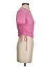 Zara Pink Short Sleeve Turtleneck Size S - photo 4