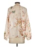 SundayUp 100% Polyester Ivory Long Sleeve Blouse Size S - photo 2
