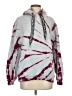 Proenza Schouler White Label 100% Cotton Silver Burgundy Pullover Hoodie Size S - photo 1