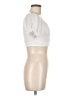 Shein 100% Polyester White Short Sleeve Top Size 6 - photo 4