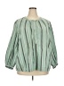 Universal Thread 100% Cotton Green 3/4 Sleeve Blouse Size 2X - photo 1