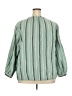 Universal Thread 100% Cotton Green 3/4 Sleeve Blouse Size 2X - photo 2