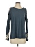 Hem & Thread Gray Long Sleeve T-Shirt Size S - photo 1